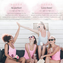 Load image into Gallery viewer, Neon Pink Bride Tribe Sunglasses