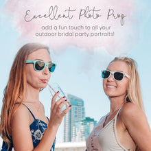 Load image into Gallery viewer, Neon Pink Bride Tribe Sunglasses
