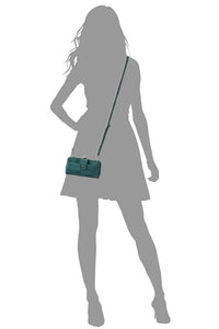 Lock Crossbody Clutch