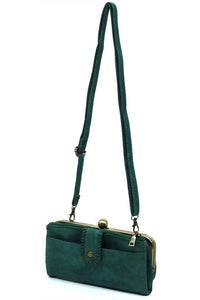 Lock Crossbody Clutch